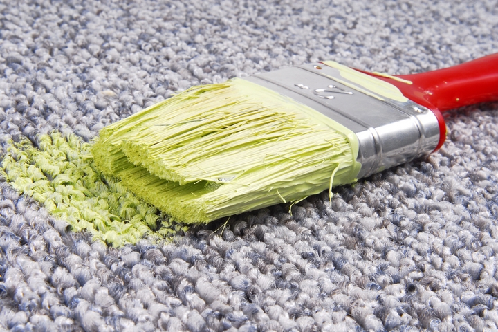 How to Clean Up Spilled Paint Around the House